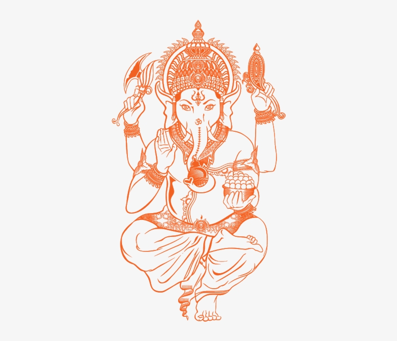Png Lord Ganesh - Ganesh Festival Greeting Cards, transparent png #347267