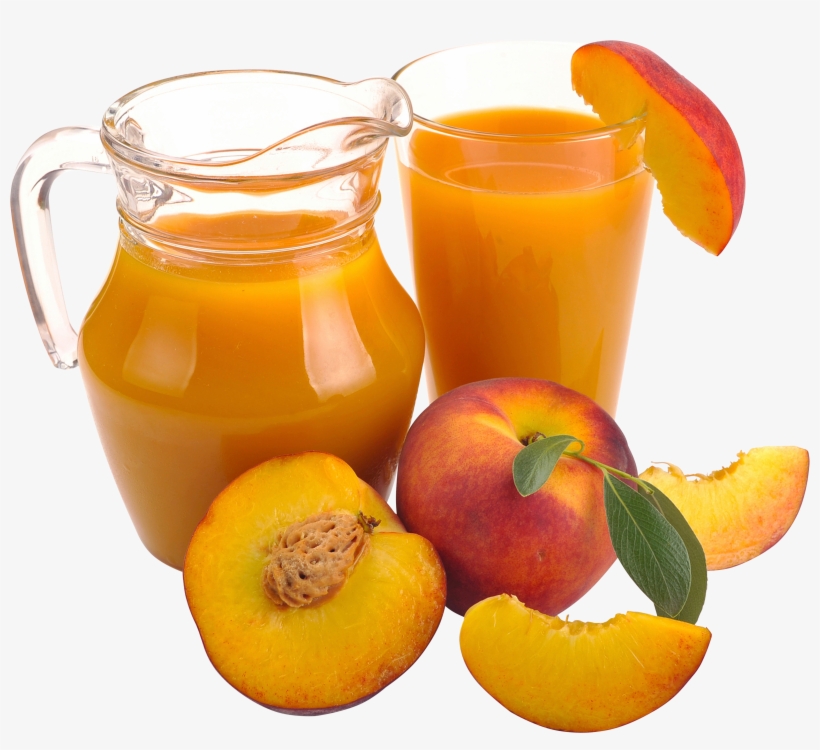 Peaches With Juice Png Image - Juice Peach, transparent png #347561