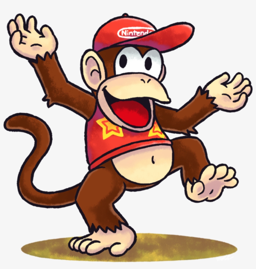 Mario Luigi Style Diddy Kong Master Rainbow On Deviantart - Mario & Luigi: Superstar Saga, transparent png #347582