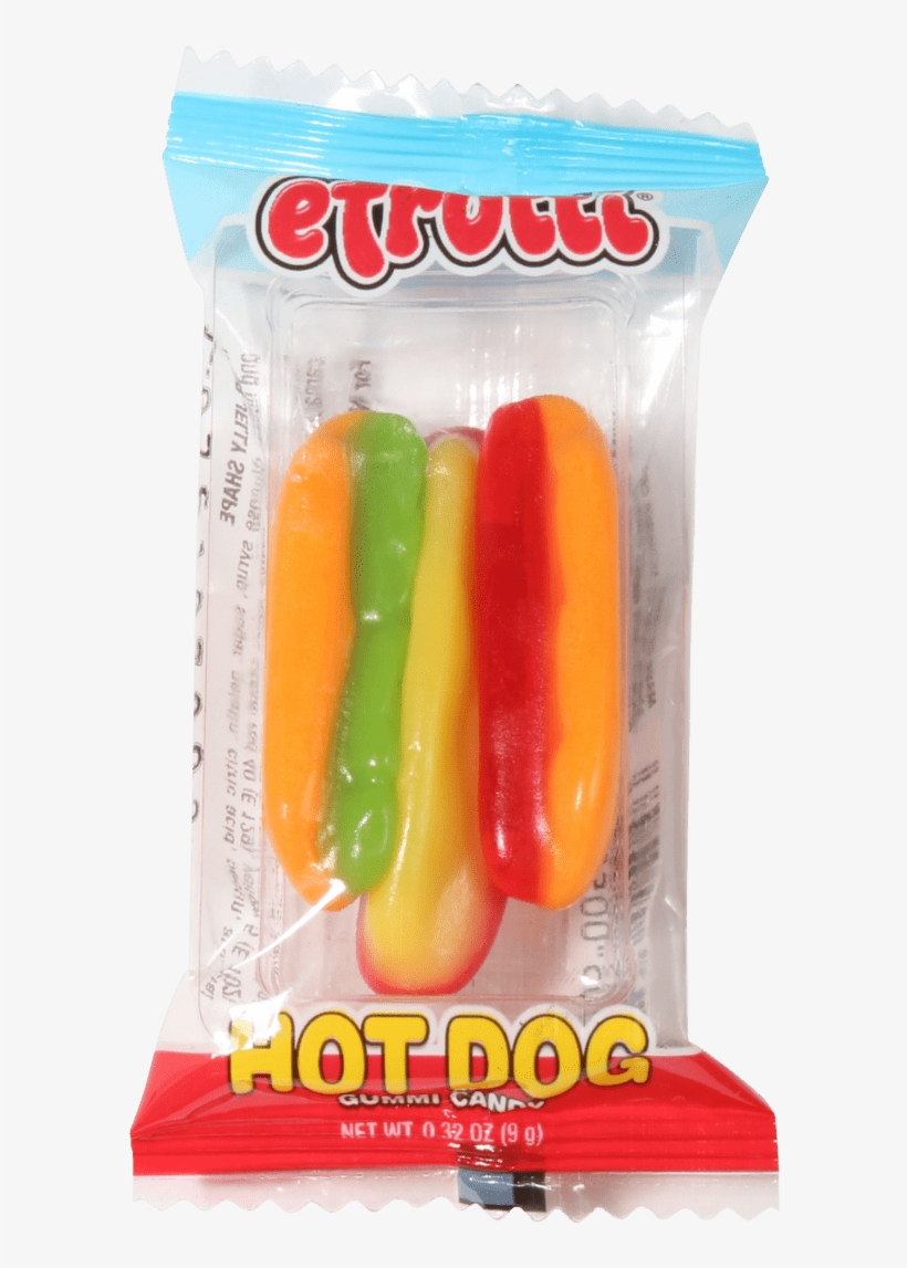 Frutti Gummi Mini Hot Dog - Bonbon Hot Dog Efrutti Gummi, transparent png #347825