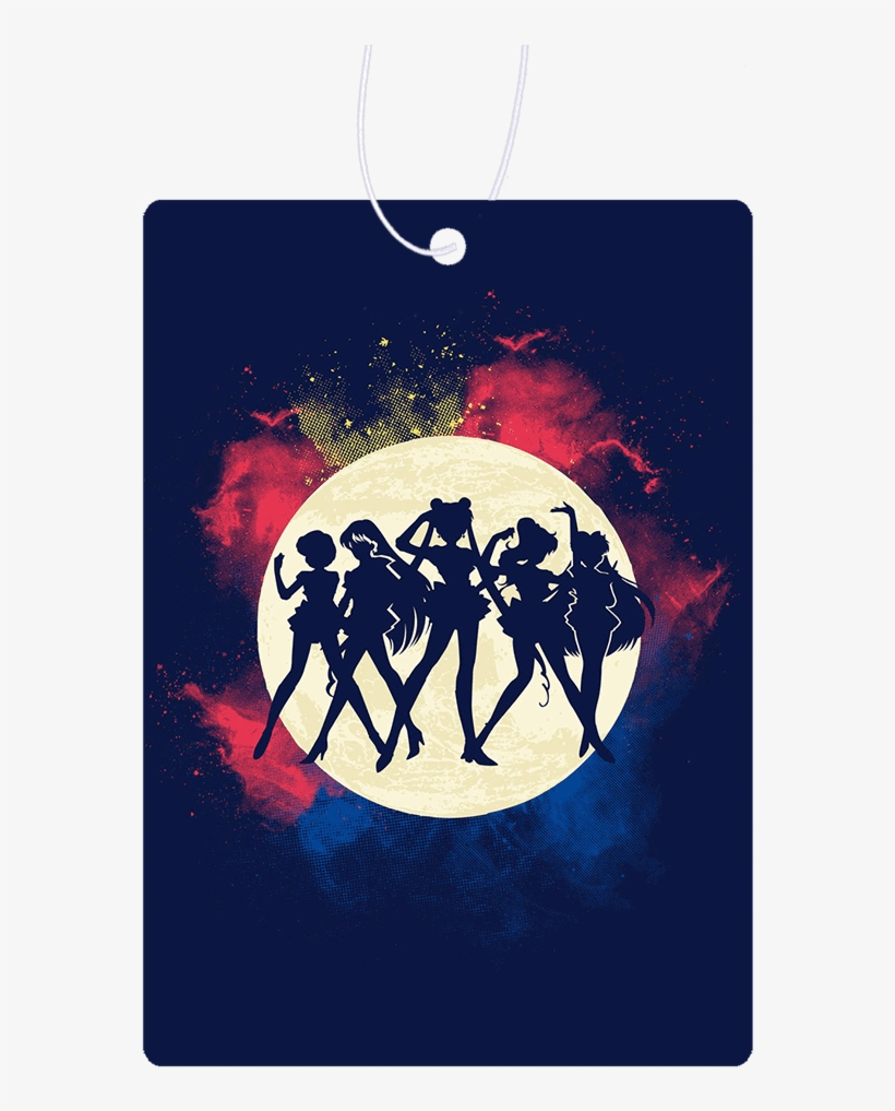 Sailor Moon Team Space Air Freshener - Big Size Pair Sailor Moon And Friends Super Cute Ear, transparent png #347986