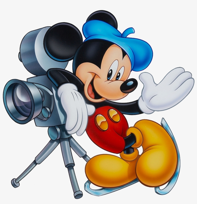 Camera Clipart Mickey - Mickey Mouse Movie Director, transparent png #348028