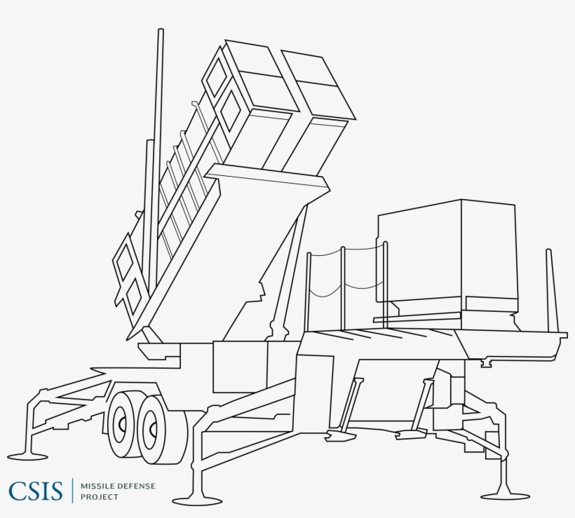 The Mim-104 Patriot Is The U - Missile Defense System Png, transparent png #348155