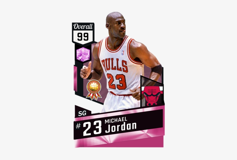 Michael Jordan 2k18 Card, transparent png #348173