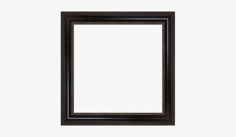 Heirloom Antique Ornate Black Frame - Picture Frame, transparent png #348174