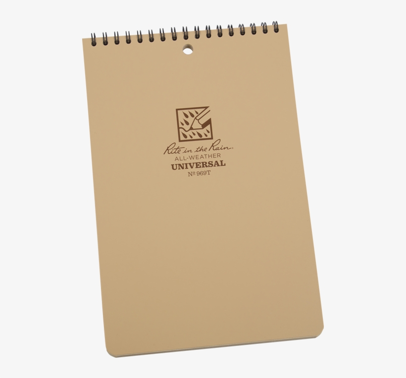 Rite In The Rain 969t Notebook,universal,50 Sheets,tan, transparent png #348177