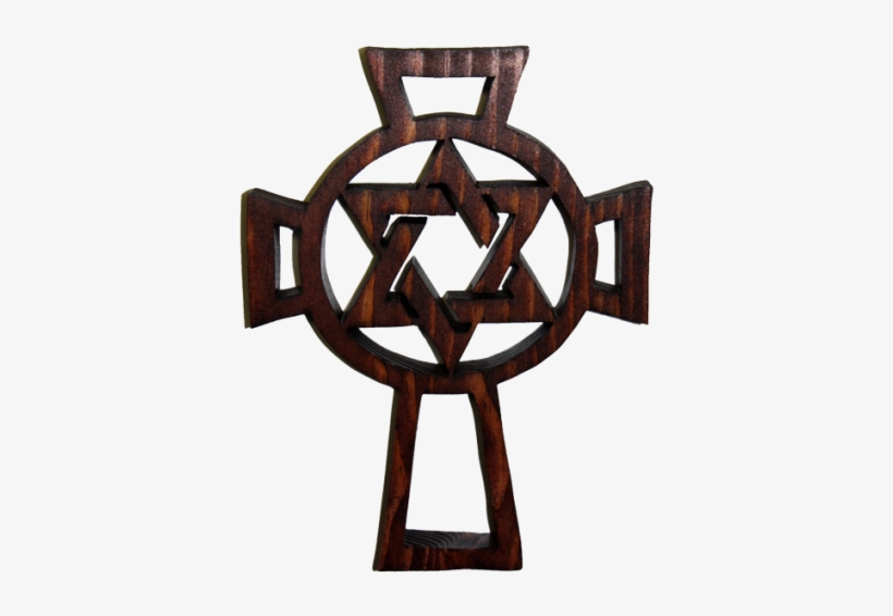 Star Of David Cross - Star Of David And Cross, transparent png #348326