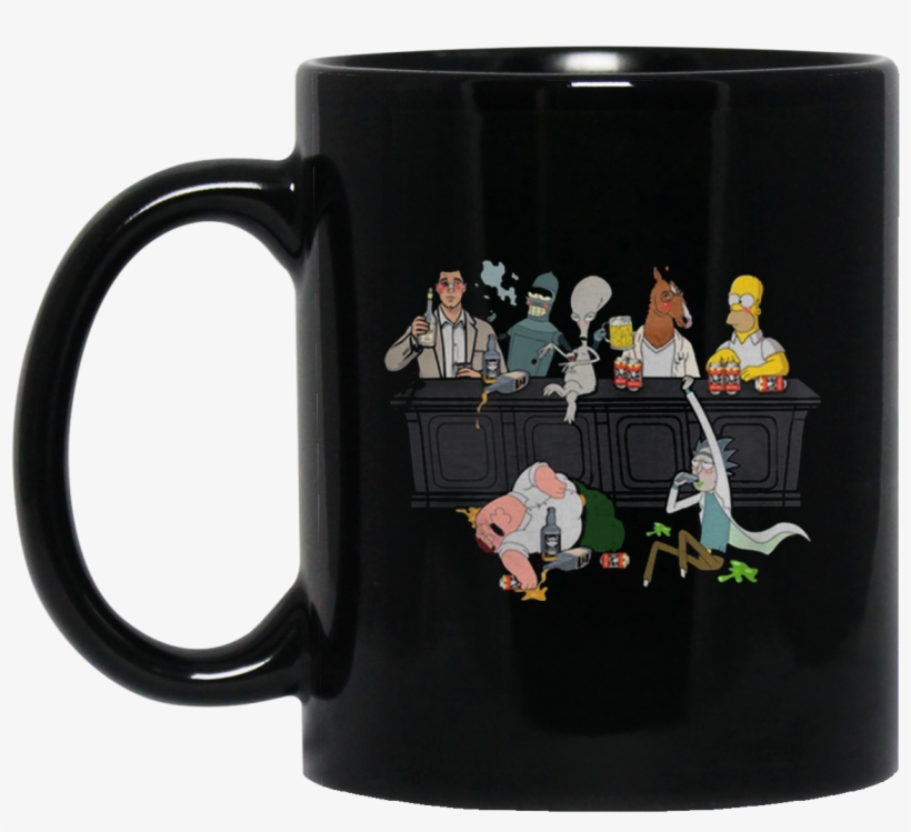 Roger American Dad, Bender, Homer Simpson, Rick, Bojack - West Wing Mug Lead Like Jed, transparent png #348409