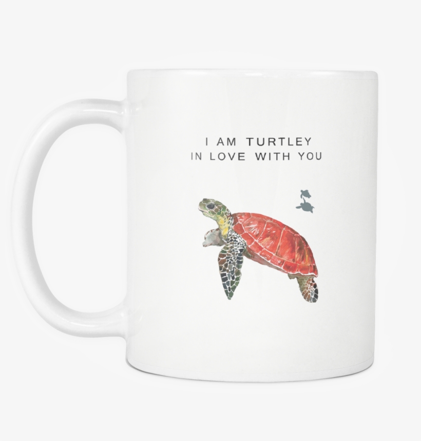 I'm Turtley In Love With You - Green Sea Turtle, transparent png #348579