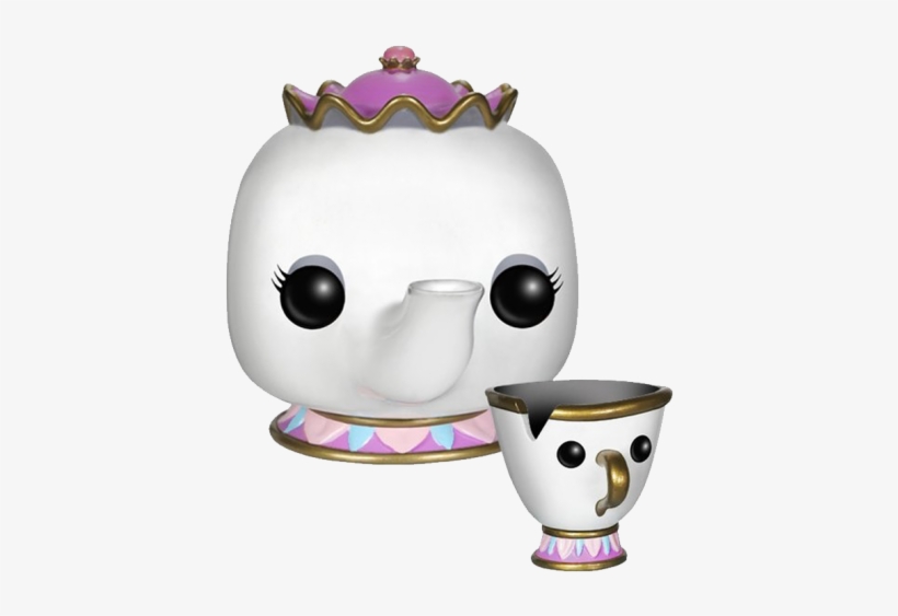 Vinyl Beauty And The Beast - Funko Pop Disney Beauty And Beast-mrs. Potts Chip, transparent png #348838