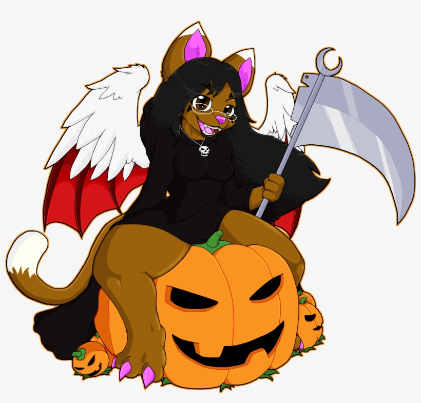 Shalone The Pumpkin Reaper - Cartoon, transparent png #349154