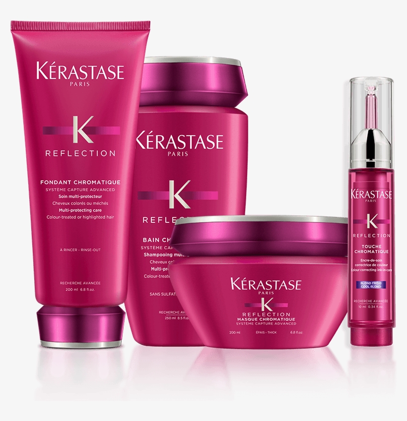 Reflection Blonde Hair Color Correcting Set - Gamme Kerastase Cheveux Colorés, transparent png #349278