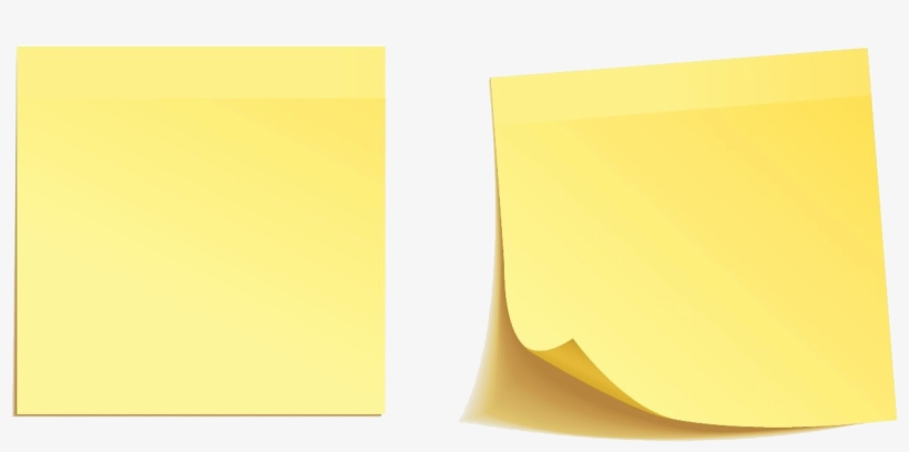 Post Notes Png Png Black And White Library - Post-it Note, transparent png #349279