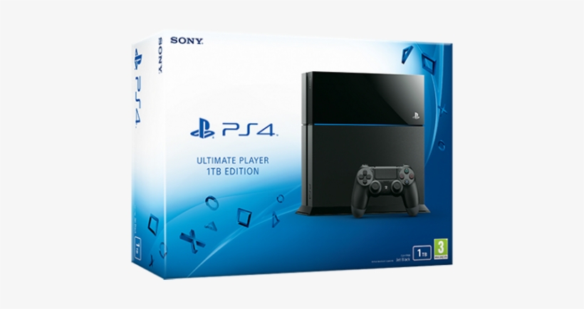 Sony Will Launch - Ps4 Jet Black 1 Tb, transparent png #349383