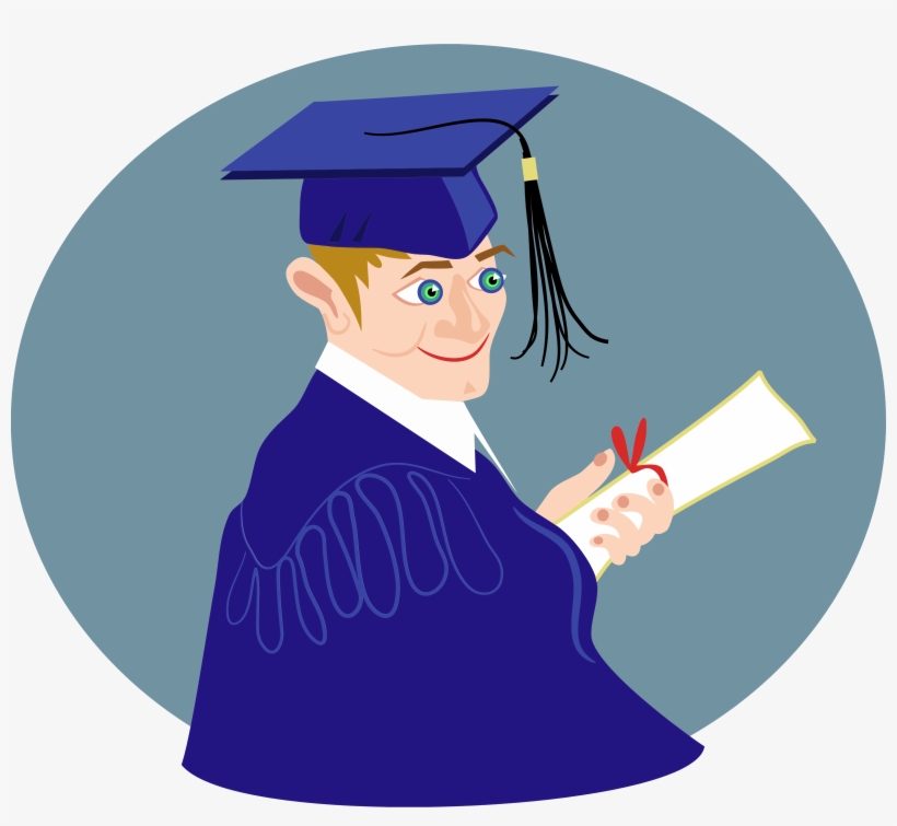 This Free Icons Png Design Of Graduation Boy, transparent png #349595