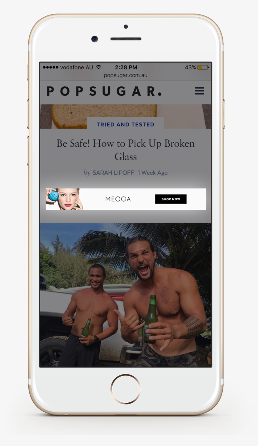 The Mobile Filmstrip Has Four Different "slides" Allowing - Jason Momoa, transparent png #349844
