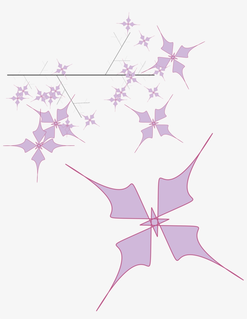 This Free Icons Png Design Of Tree With Purple Flowers, transparent png #349891