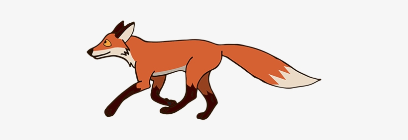 Transparent Cat Gif For Kids - Cartoon Fox Running Gif, transparent png #3400153