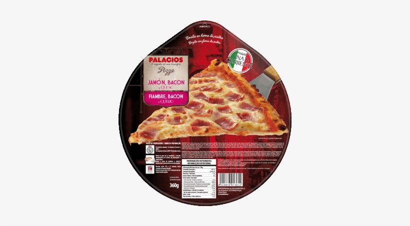 Ham, Bacon & Cheese Originale Pizza - Palacios, transparent png #3400527
