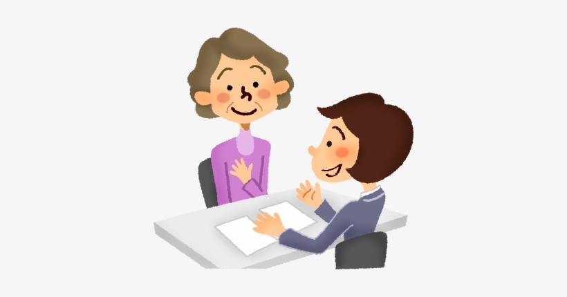 Smiling Senior Woman Having Consultation - Businessperson, transparent png #3400627