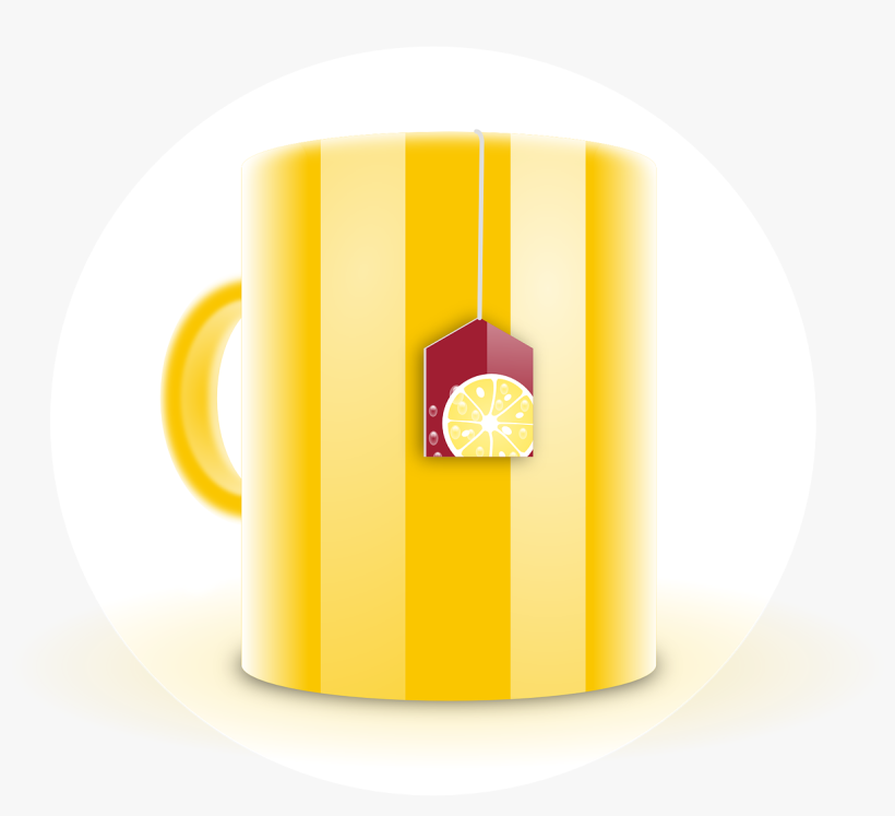 Teabag, Tea Pot, Mug, Food, Tea, Beverage, Yellow - Tea, transparent png #3400715