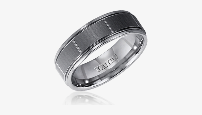Brand Name Designer Jewelry In Columbia, South Carolina - Triton Tungsten Carbide Wedding Ring, transparent png #3400716