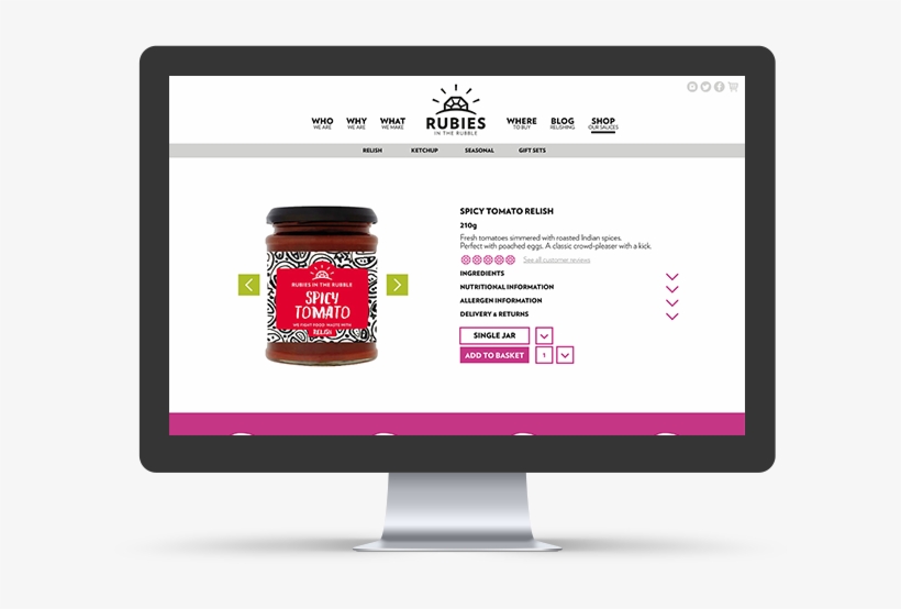 Rubies Website Mockup Screen1 - Mockup, transparent png #3400758