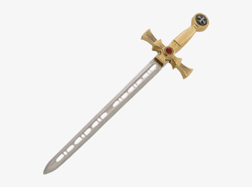 Miniature Gold Templar Knight Sword By Marto - Conan The Barbarian Weapons, transparent png #3400910