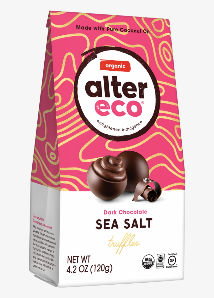 Sea Salt Truffles - Alter Eco Dark Truffle, transparent png #3401067