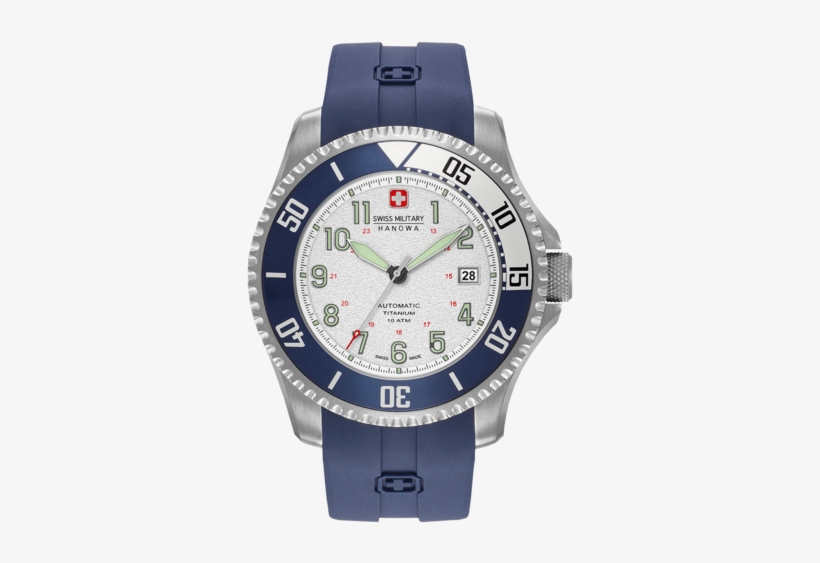 05 4284 15 001 - Swiss Military Hanowa Triton Automatic Watch Titanium, transparent png #3401188