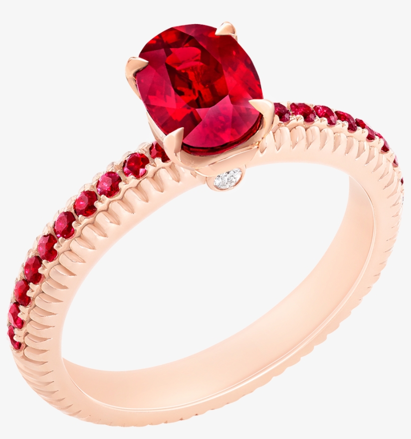 Rough Cut Jewel - Ring Engagement Ring Rose Gold, transparent png #3401233
