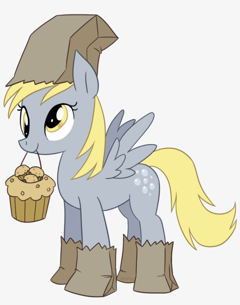 Paper Bags Artist Bizcuit Costume Derpy Hooves Muffins - Derpy Hooves Paper Bag, transparent png #3401414