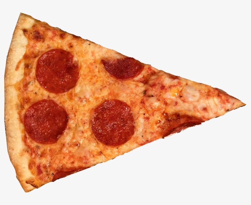 1 Pepperoni Slice - Pizza, transparent png #3401563