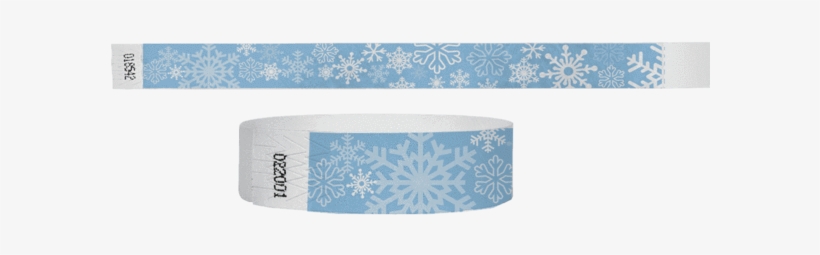 3/4 Tyvek Wristband Snow Flake - Tyvek, transparent png #3403051