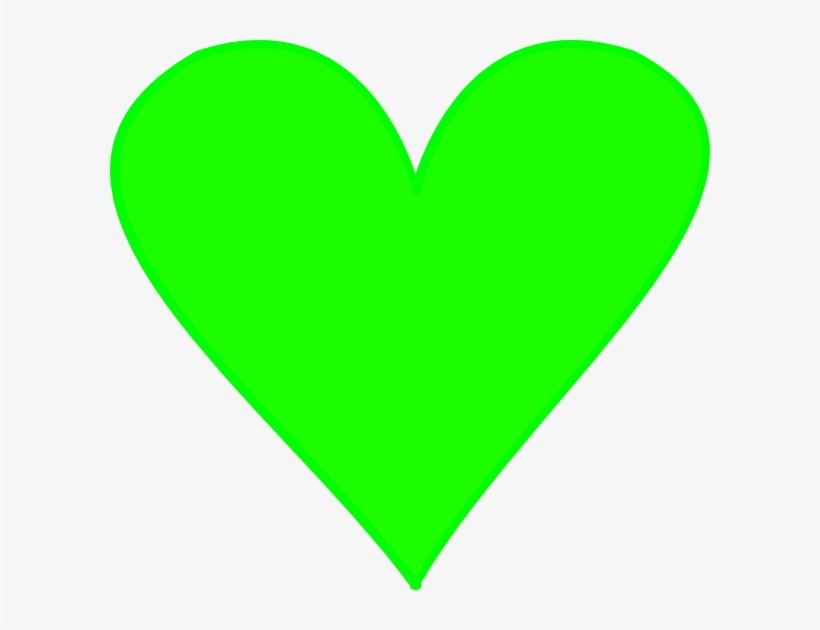 Green Heart - Green Heart Transparent Background, transparent png #3403967