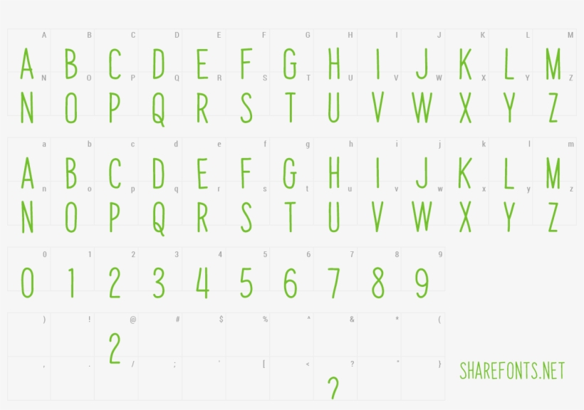 Font Papaya Sunrise Preview - Number, transparent png #3404143