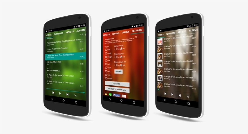 Best Music Player For Android - Samsung Galaxy, transparent png #3404907