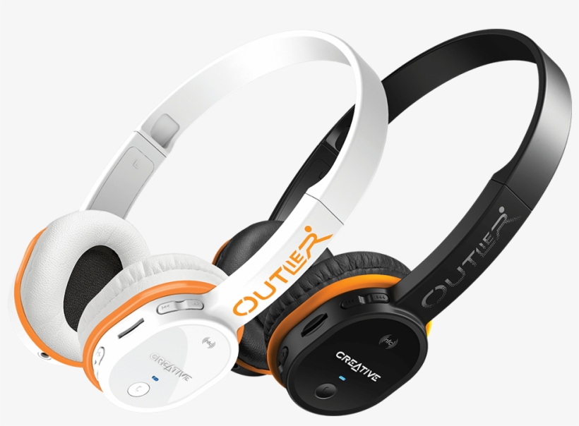 Feature Rich Wireless On Ear Headphones With Integrated - Creative Outlier, transparent png #3404923