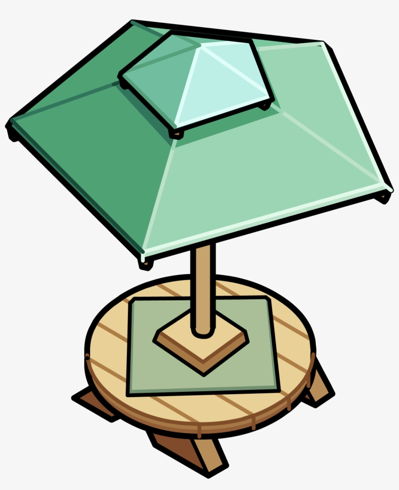 Patio Table - Club Penguin Wiki Patio Furni, transparent png #3405154