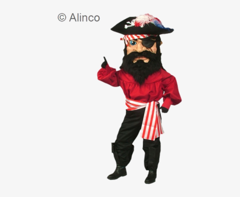 Pirate Mascot Costume, transparent png #3405389