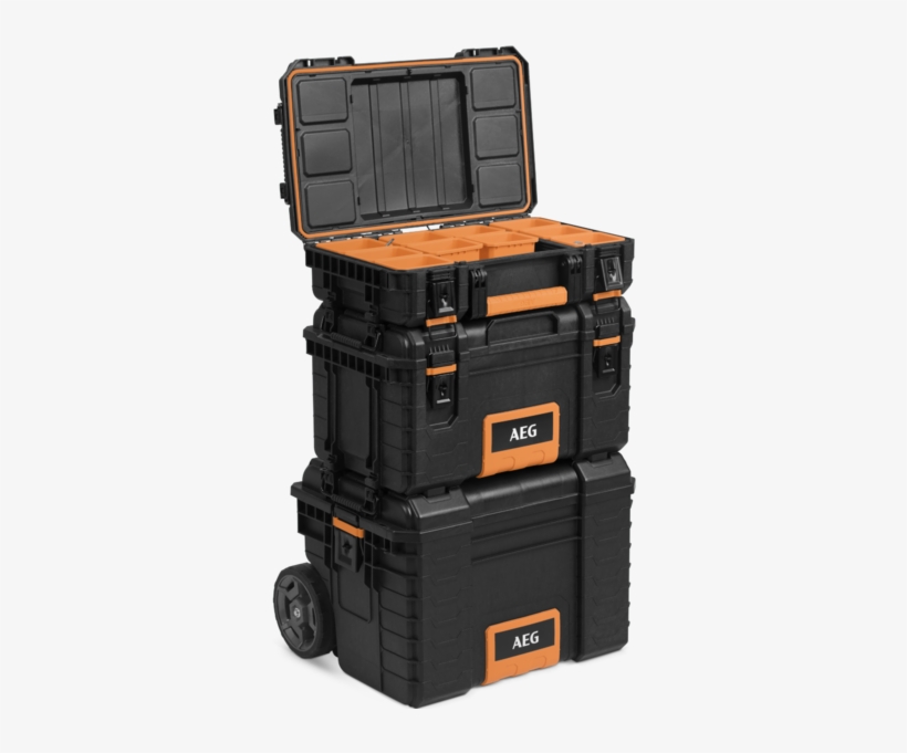 Just Like The Ridgid Branded Pro Tool Storage System, - Aeg Tool Box, transparent png #3405745