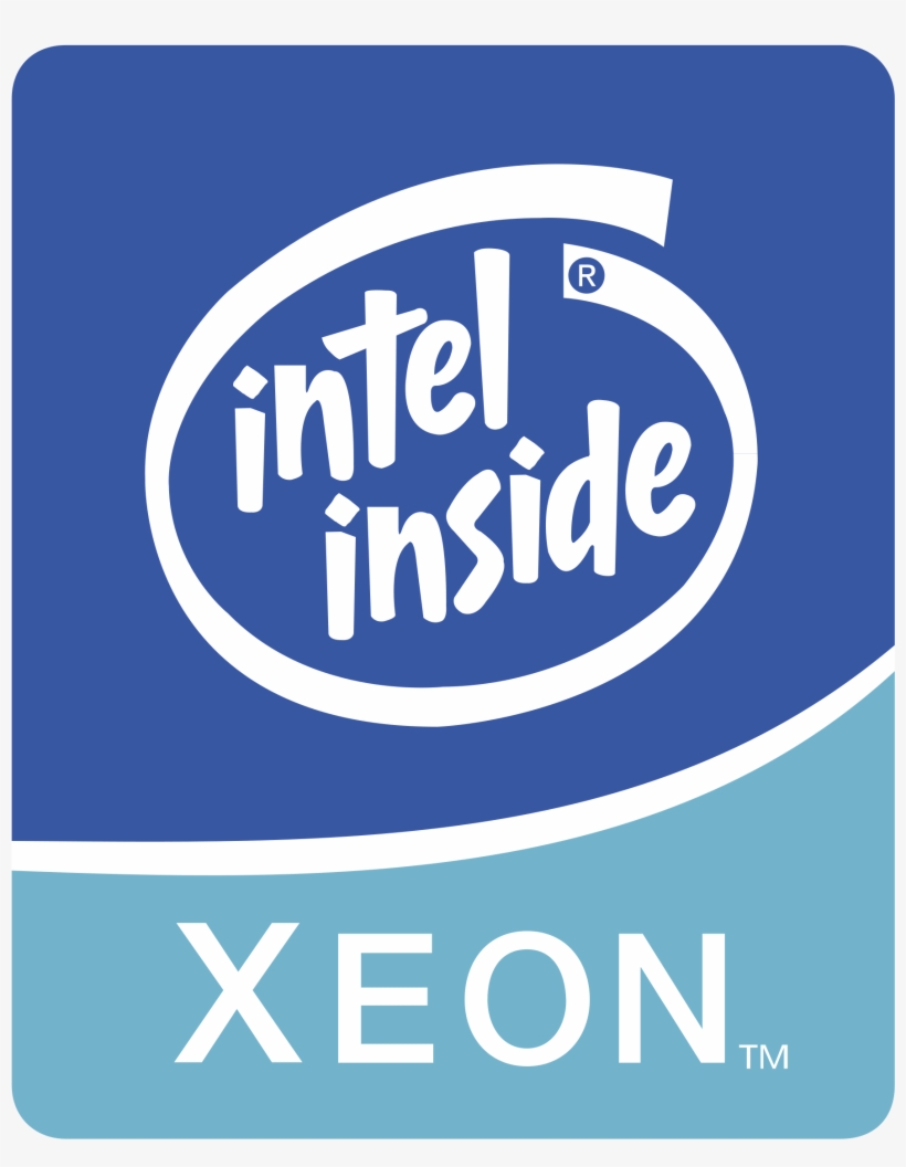 Xeon Processor Logo Png Transparent - Intel Inside Xeon Logo, transparent png #3406162