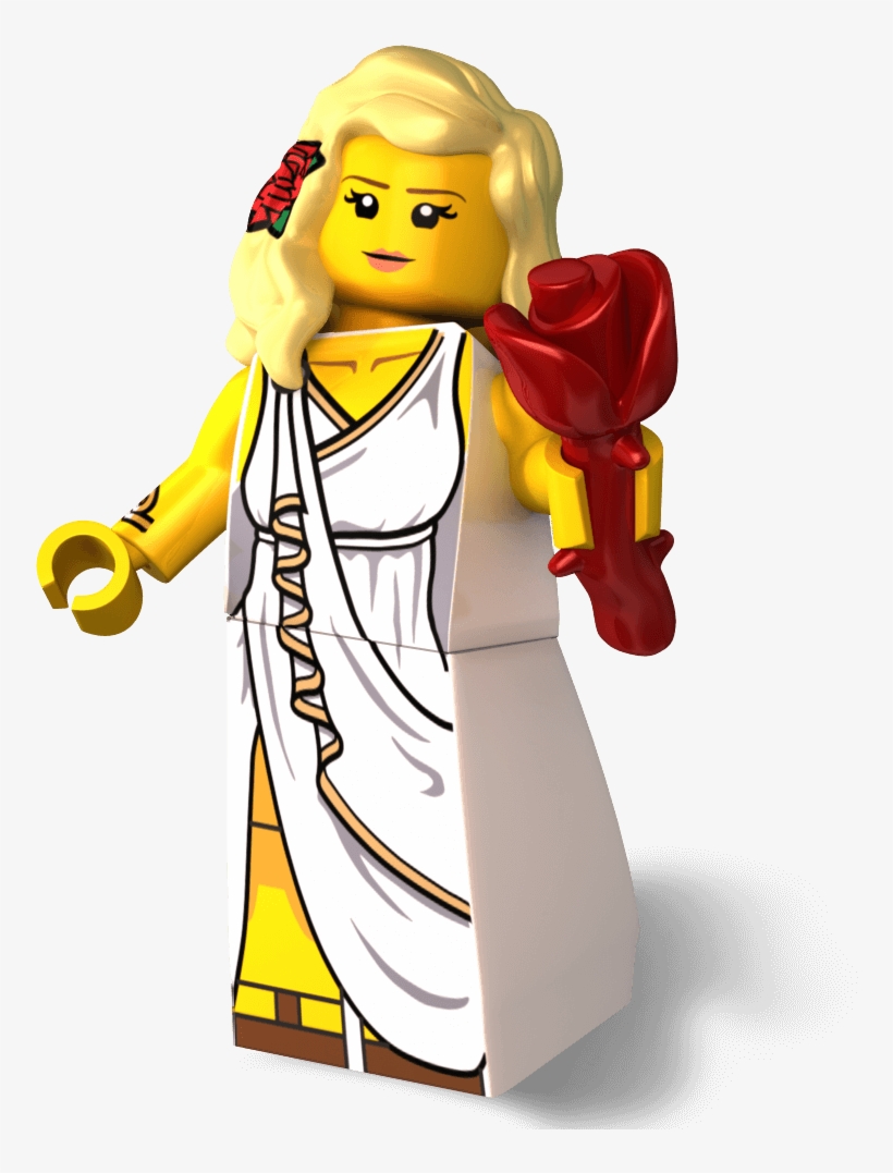 Lego Aphrodite Minifig, transparent png #3406219