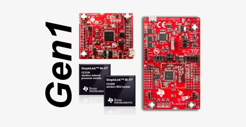 Gen1mergebutton - Texas Instruments Simplelink Boosterpack Wifi Add On, transparent png #3406334