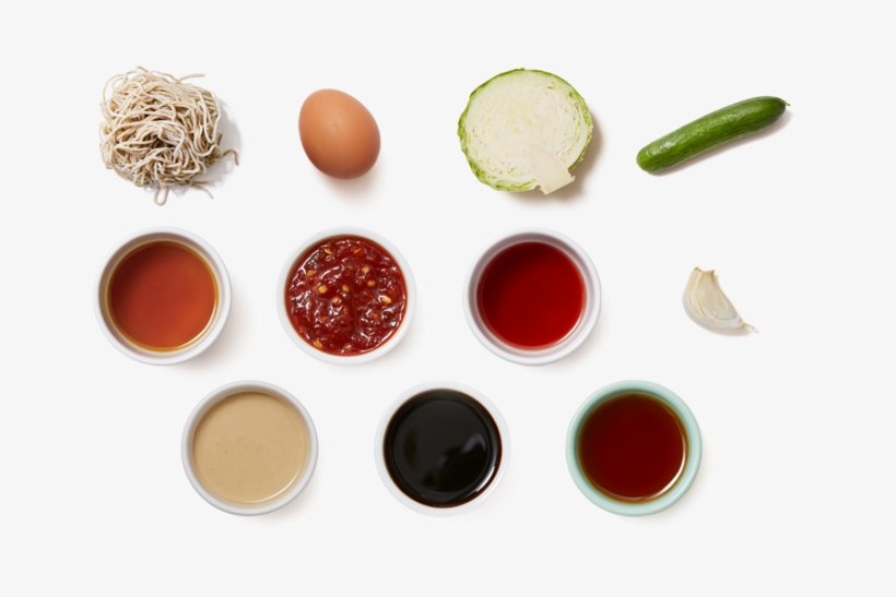Sweet & Spicy Soba Noodles With Cabbage, Cucumbers, - Soba, transparent png #3406452