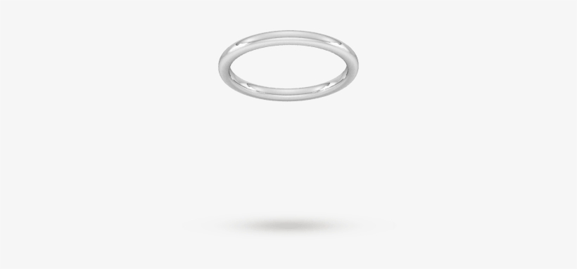 2mm Slight Court Heavy Wedding Ring In Sterling Silver - Dyrberg/kern, transparent png #3406509