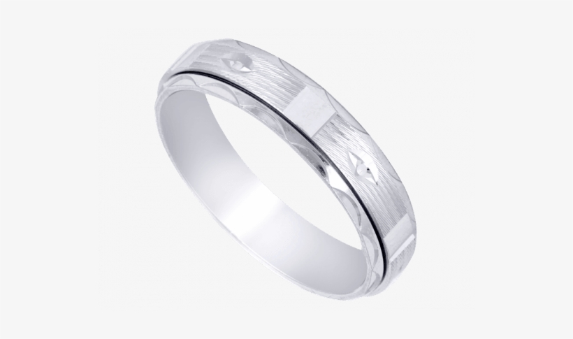 Stylish Spikes Silver Ring - Silver, transparent png #3406528