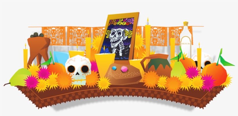 Image 249 Kb - Altar De Muertos Png, transparent png #3407733