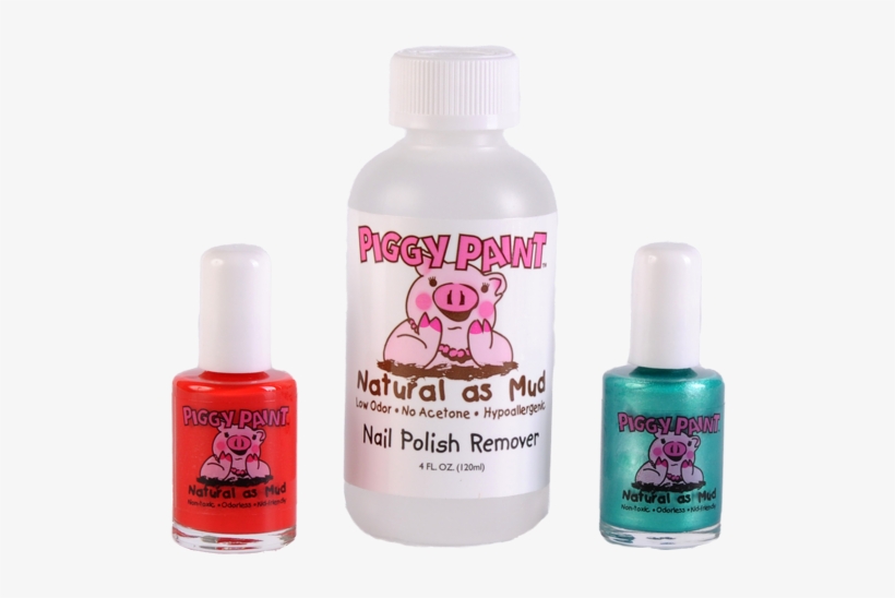 Piggy Paint Polish - Piggy Paint Nail Polish Remover - 4 Oz, transparent png #3407967