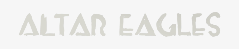 Altar Eagles Art Text-01 - Altar Eagles, transparent png #3408166